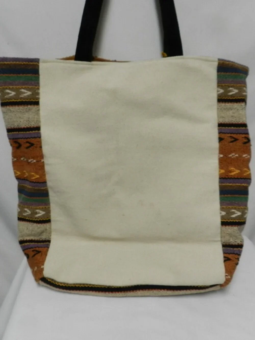 Panache Apparel Carryall large tote bag purse Southwest Blanket Woven Cotton